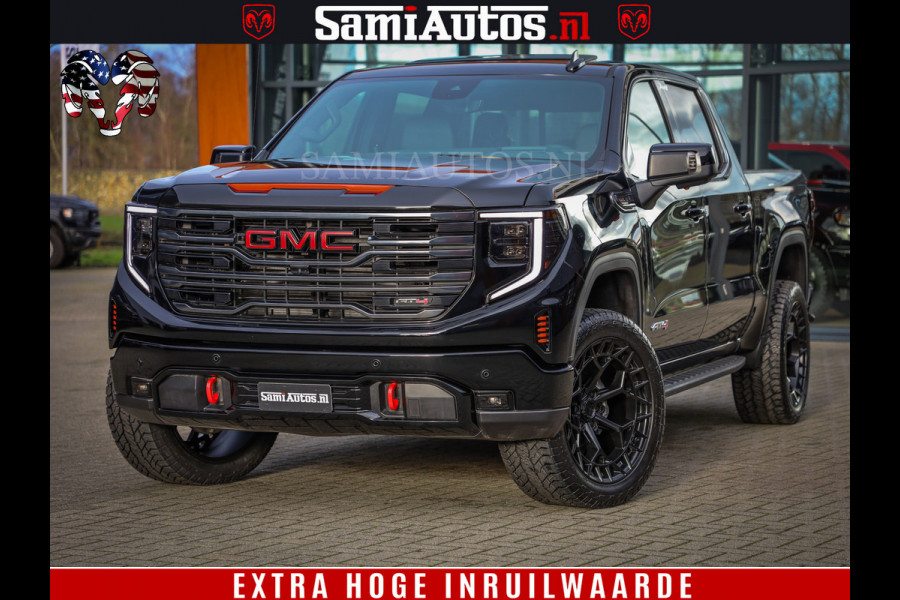 GMC Sierra AT4 6.2 V8 | Alle opties | VIRTUAL COCKPIT | DC | RAM DEALER NEDERLAND | Dubbele Cabine met Royale 5 Zitplaatsen | BPM vrij | Nu Leverbaar uit Voorraad | Voorraad Nr 238919 |