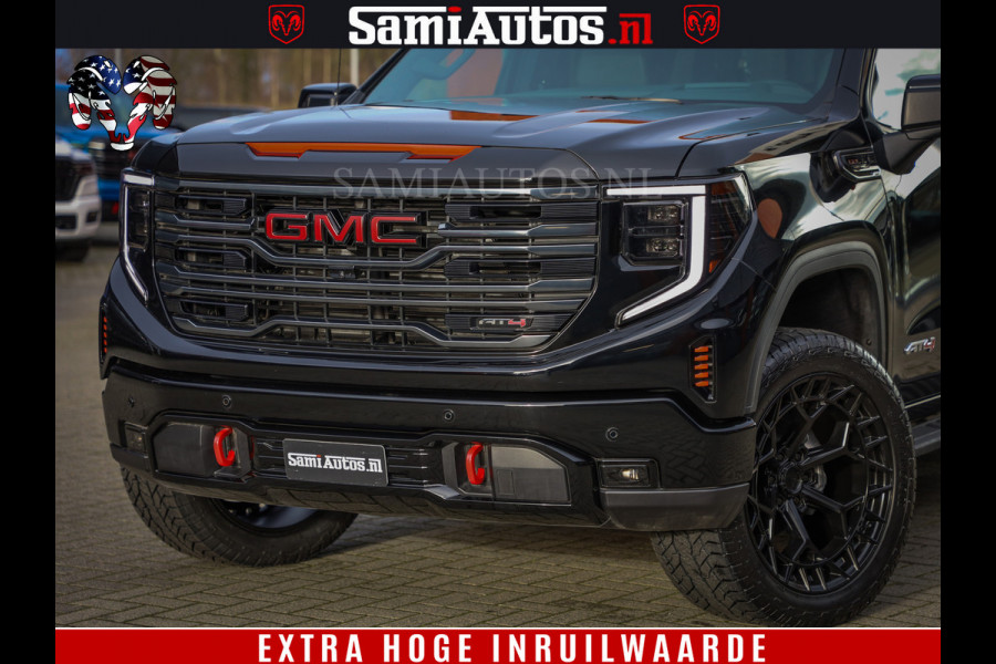 GMC Sierra AT4 6.2 V8 | Alle opties | VIRTUAL COCKPIT | DC | RAM DEALER NEDERLAND | Dubbele Cabine met Royale 5 Zitplaatsen | BPM vrij | Nu Leverbaar uit Voorraad | Voorraad Nr 238919 |