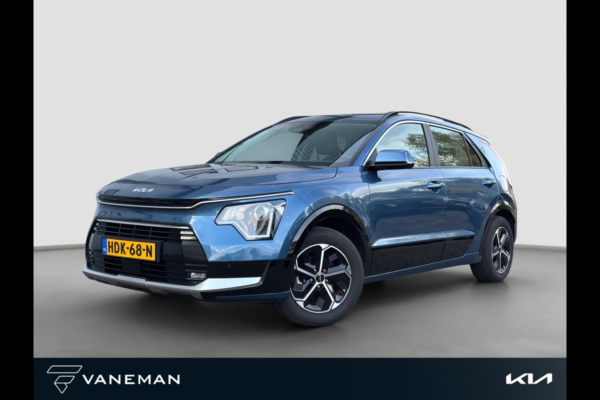 Kia Niro 1.6 GDi Hybrid DynamicLine Climate Control | Automaat | Adapt. Cruise | Navi | Carplay/Android Auto | Half-Leder | Camera | Navi |
