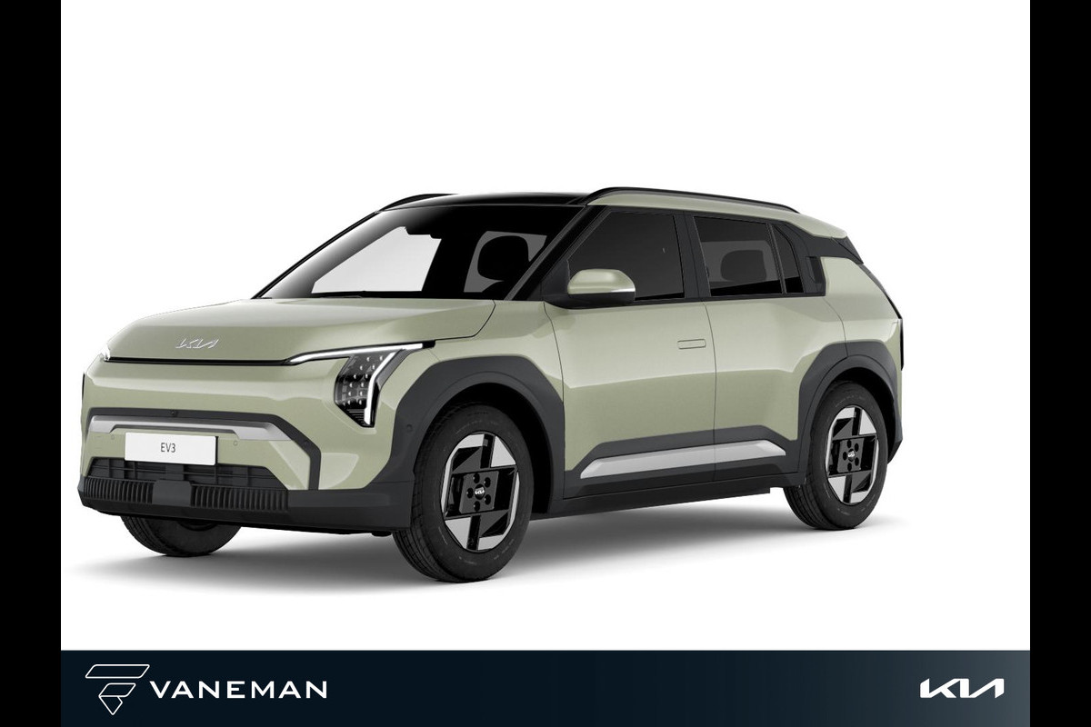 Kia EV3 Plus Advanced 81.4 kWh | Elektrisch glazen schuif-/kanteldak | Kunstlederen bekleding Kia EV3 Plus Advanced 81.4 kWh | Elektrisch glazen schuif-/kanteldak | Kunstlederen bekleding