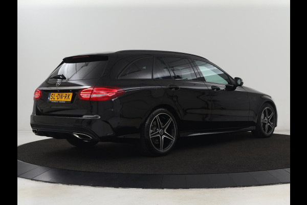 Mercedes-Benz C-Klasse 200 AMG Night | Leder | Stoelverwarming | Full LED | Park Assist | Navigatie | Climate control | Cruise control | Bluetooth