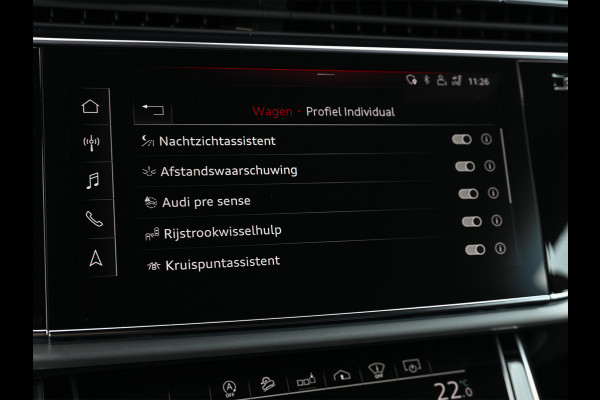 Audi Q8 55 TFSI QUATTRO PRO LINE S | BLACK OPTIC | S-SEATS | B&O ADVANCED | MASSAGE | STANDKACHEL | PANORAMADAK | 360 CAMERA | ALCANTARA