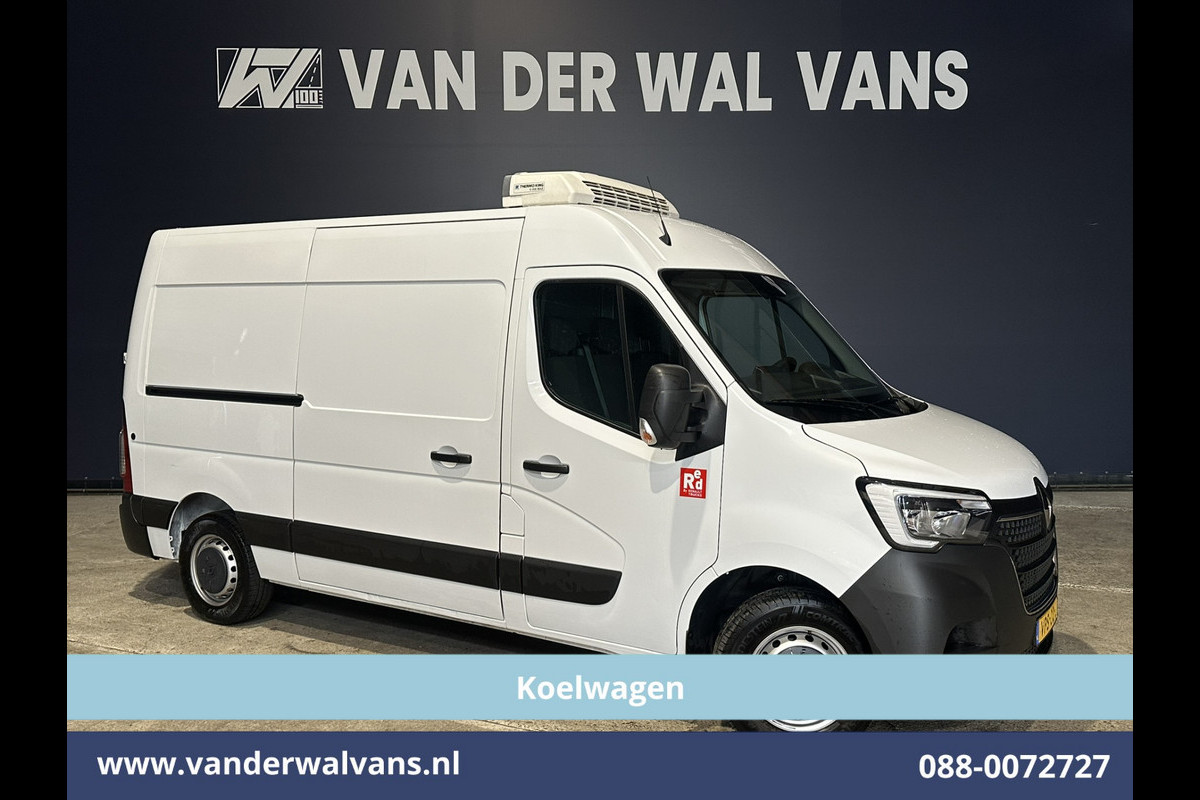 Renault Master 2.3 dCi 136pk L2H2 Koelwagen Thermoking V-300 MAX Vriezen -20°C tot verwarmen + 20°C Dag + Nacht Euro6 Airco | Navigatie Camera, 2500kg Trekhaak, Cruisecontrol, LED, Parkeersensoren, Bijrijdersbank
