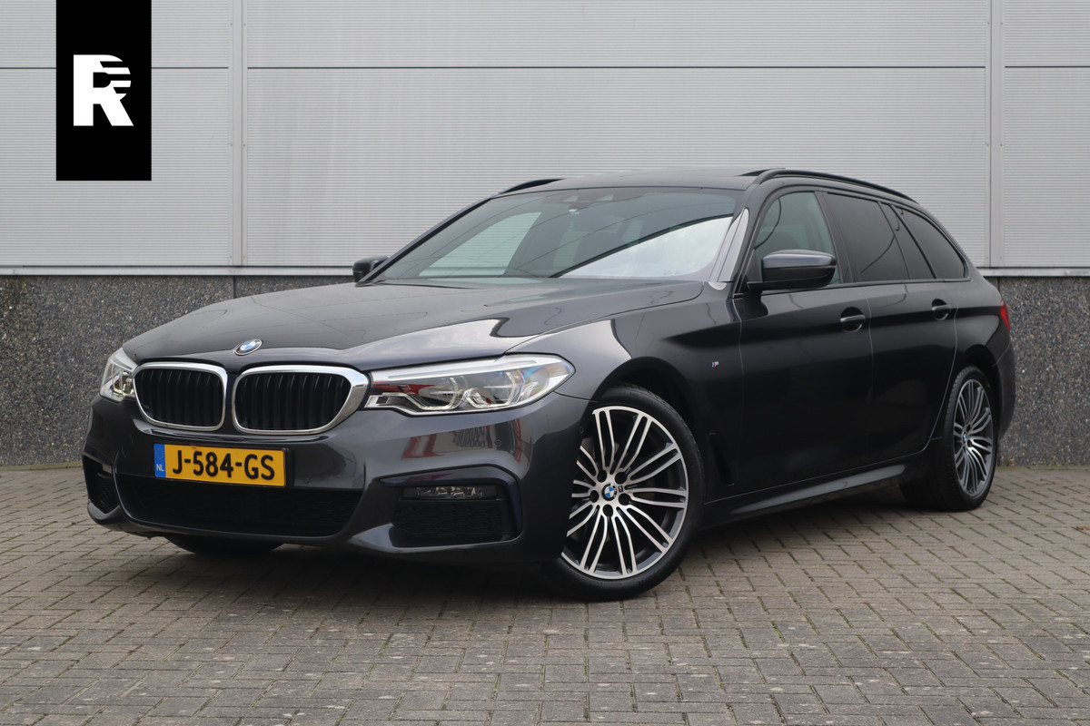 BMW 5 Serie Touring 520i High Executive M-Sport Leder dashboard / Pano / Individual / Camera / 19inch BMW 5 Serie Touring 520i High Executive M-Sport Leder dashboard / Pano / Individual / Camera / 19inch