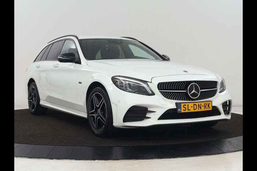 Mercedes-Benz C-Klasse 300de AMG Night | Adaptive cruise | 360 Camera | Leder | Burmester Surround | Trekhaak | Carplay | Stoelverwarming | Memory | Navigatie | Digital Cockpit | PHEV | Plug In