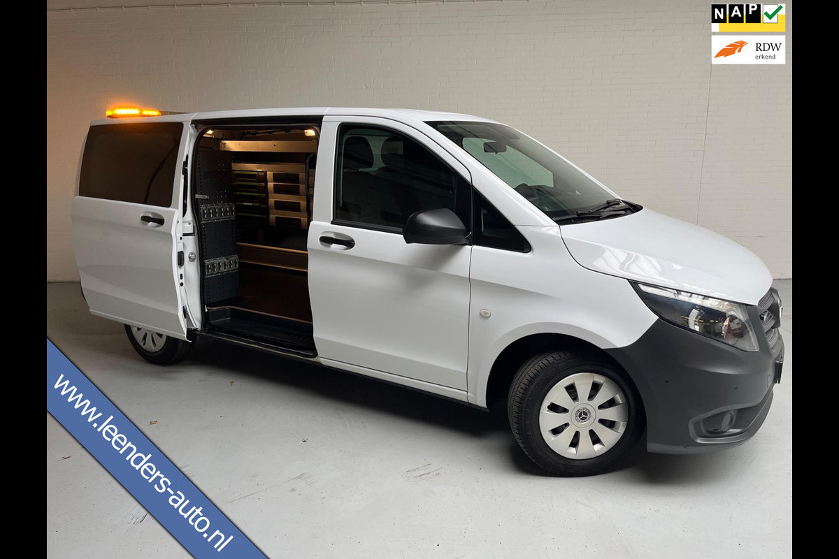 Mercedes-Benz Vito Servicewagen 116 CDI 163pk euro6 LANG L2H1 BOTT inrichting Victron V230 Trekhaak Rijklaarprijs! Mercedes-Benz Vito Servicewagen 116 CDI 163pk euro6 LANG L2H1 BOTT inrichting Victron V230 Trekhaak Rijklaarprijs!