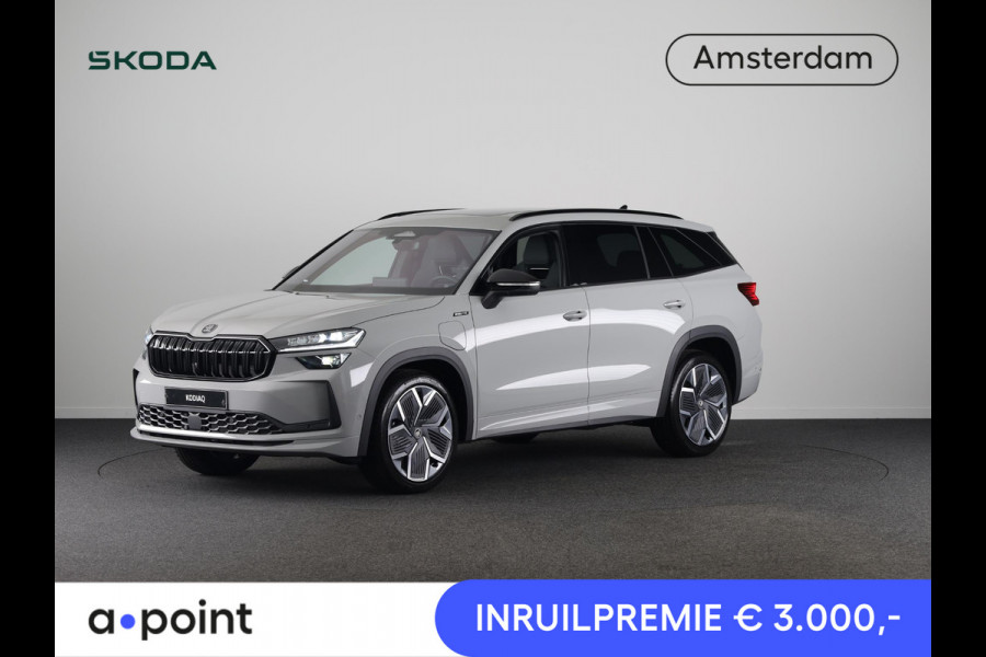 Škoda Kodiaq Sportline Business 1.5 TSI PHEV 204 PK | Elek. stoelen | Panoramadak | Verwarmbare stoelen voor en achter | Canton Sound |