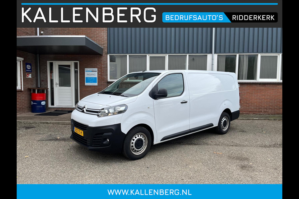 Citroën Jumpy 1.5 BlueHDI 100PK L3 / Rijklaar / Camera / Navi / 3 zits / App connect Citroën Jumpy 1.5 BlueHDI 100PK L3 / Rijklaar / Camera / Navi / 3 zits / App connect