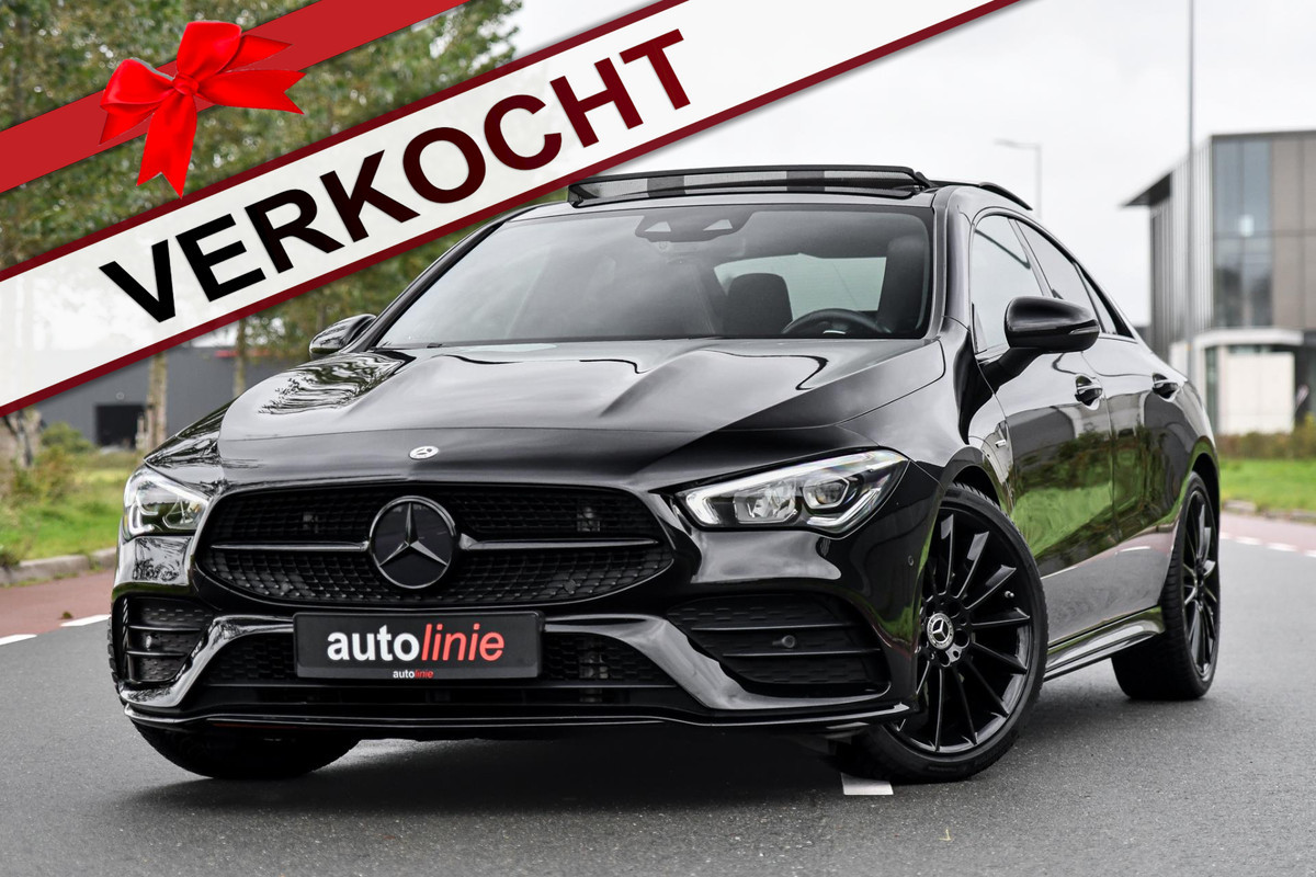 Mercedes-Benz CLA-Klasse 200 AMG Edition 1. Pano, Burm, Camera, Sfeer, CarPlay! Mercedes-Benz CLA-Klasse 200 AMG Edition 1. Pano, Burm, Camera, Sfeer, CarPlay!