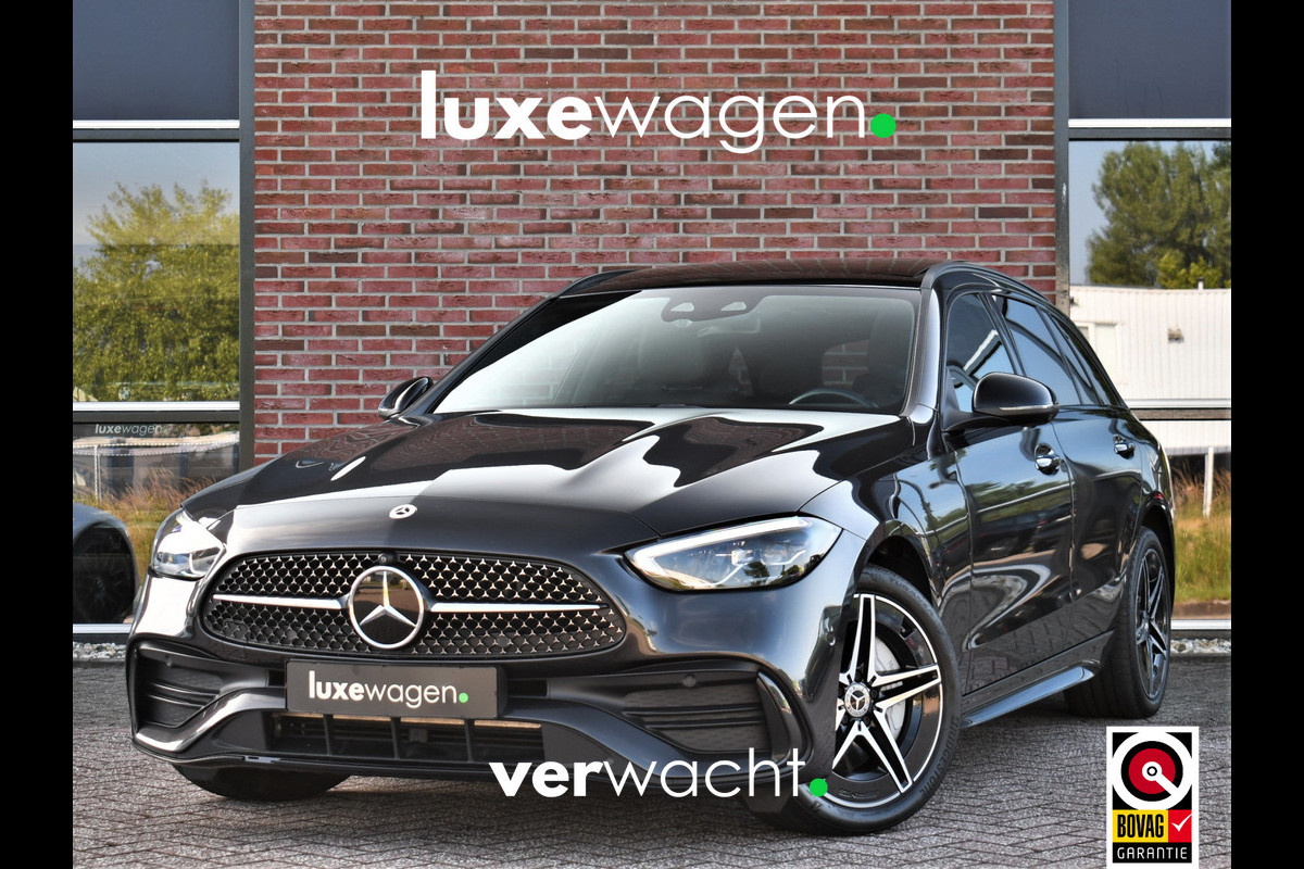 Mercedes-Benz C-Klasse Estate 300 e AMG Pano 360-camera Night-pakket Mercedes-Benz C-Klasse Estate 300 e AMG Pano 360-camera Night-pakket
