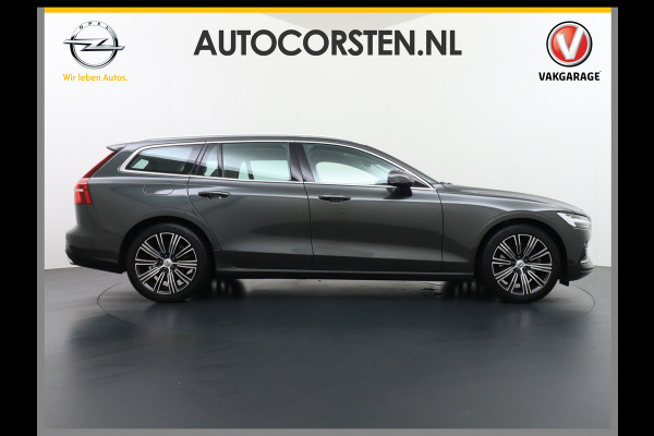 Volvo V60 2.0T AUT-7 Inscription Leer MHEV Apple Carplay Android Auto Harman&Kardon®-Hifi Camera Adap.Cruise Elek.Stoelen Stuur+Stoelverwa Lmv 18" Led Elek. Achterklep Regen-Lichtsensor Collision Avoidance Bluetooth Wifi 1e Eigenaar €50.755 Nieuwprijs Zeer compleet MHEV-Mild-Hybrid 1.800kg trekvermogen