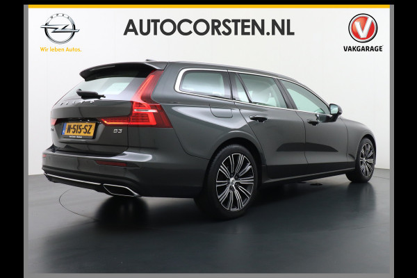 Volvo V60 2.0T AUT-7 Inscription Leer MHEV Apple Carplay Android Auto Harman&Kardon®-Hifi Camera Adap.Cruise Elek.Stoelen Stuur+Stoelverwa Lmv 18" Led Elek. Achterklep Regen-Lichtsensor Collision Avoidance Bluetooth Wifi 1e Eigenaar €50.755 Nieuwprijs Zeer compleet MHEV-Mild-Hybrid 1.800kg trekvermogen