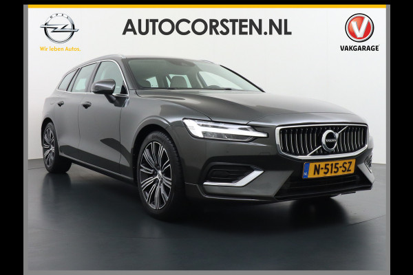 Volvo V60 2.0T AUT-7 Inscription Leer MHEV Apple Carplay Android Auto Harman&Kardon®-Hifi Camera Adap.Cruise Elek.Stoelen Stuur+Stoelverwa Lmv 18" Led Elek. Achterklep Regen-Lichtsensor Collision Avoidance Bluetooth Wifi 1e Eigenaar €50.755 Nieuwprijs Zeer compleet MHEV-Mild-Hybrid 1.800kg trekvermogen