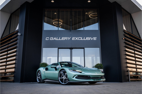 Ferrari 296 GTS 3.0 V6 - Verde Francesca | Spyder l 830PK! l Race Display l Racing Seats | Carbon