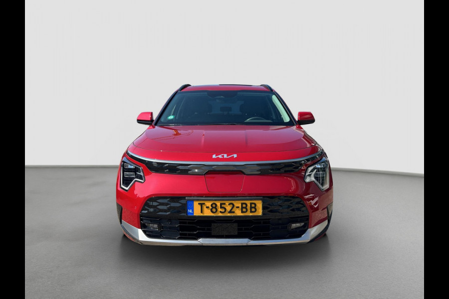 Kia Niro EV DynamicPlusLine 64.8 kWh | Prijs incl. vooraftrek 2000.- inruilpremie | HUD | Cruise | Camera | Open Dak | Stoel & Stuurverwarming | Key-Less | H-Leder |