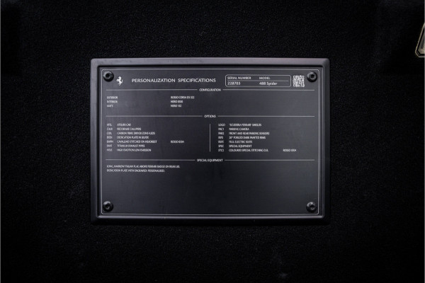 Ferrari 488 3.9 Spider HELE ** NL geleverd ** Atelier ** Carbon ** Titanium Exhaust ** 360 Camera ** Scuderia Shields ** NAP!