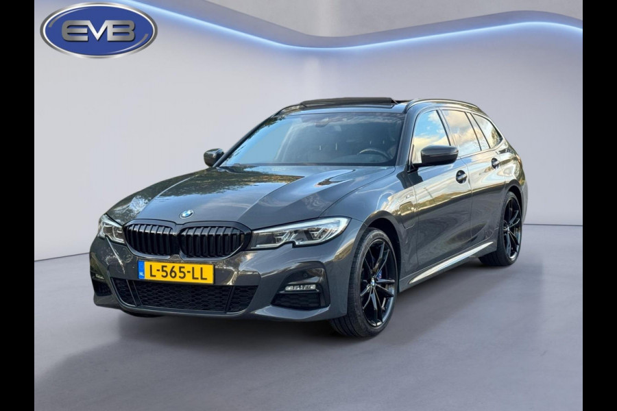 BMW 3 Serie Touring 330e M sport individual, dravitgrau, panodak,laser led, elec bedienbare trekhaak, vol opties, nl auto met nap