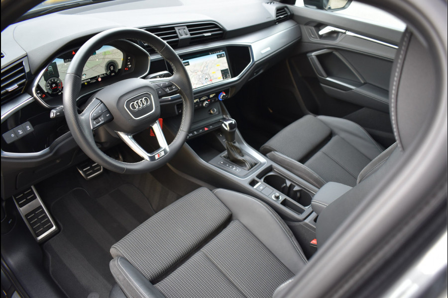 Audi Q3 Sportback 45 TFSI e S-Line 245 Pk Leder Memory Sfeer Navi Matrix 20 Inch Black