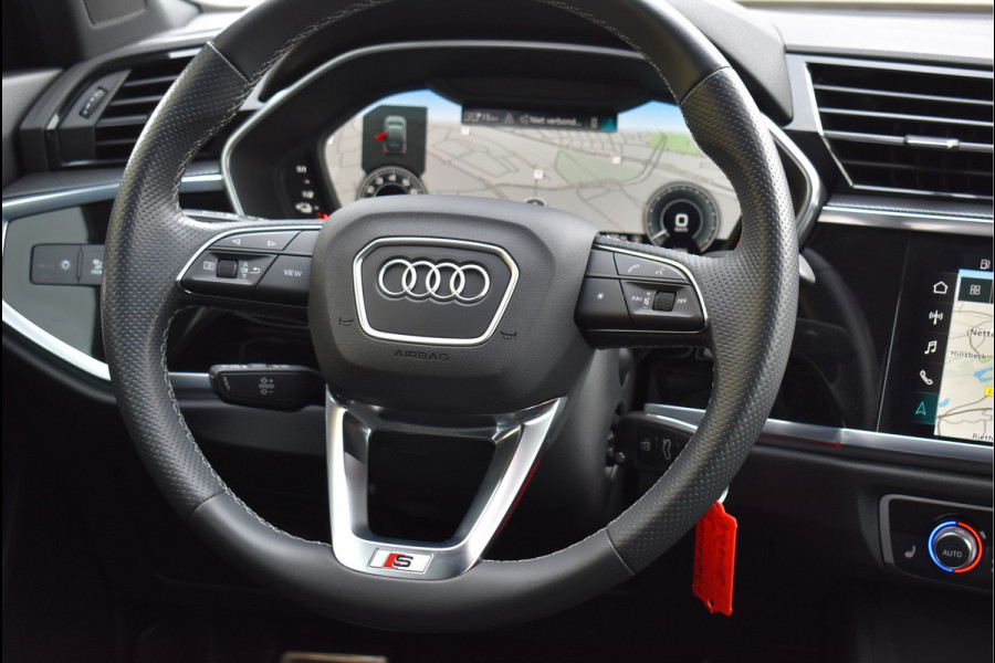 Audi Q3 Sportback 45 TFSI e S-Line 245 Pk Leder Memory Sfeer Navi Matrix 20 Inch Black