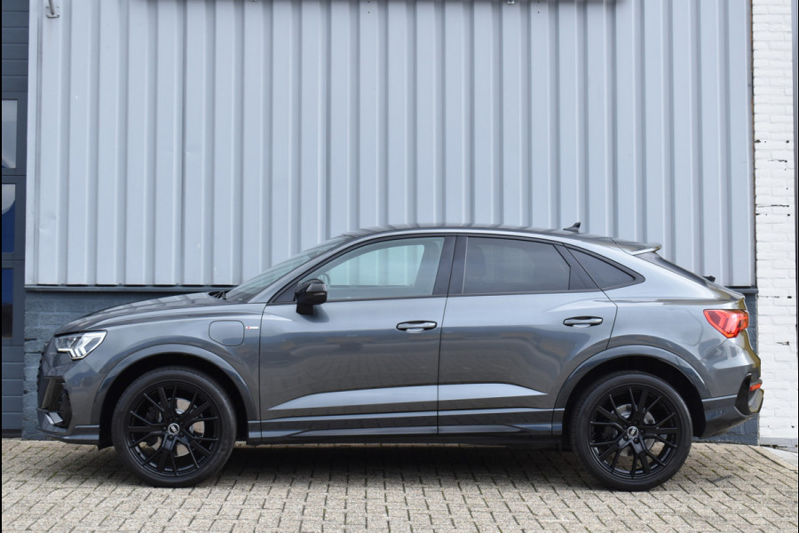 Audi Q3 Sportback 45 TFSI e S-Line 245 Pk Leder Memory Sfeer Navi Matrix 20 Inch Black