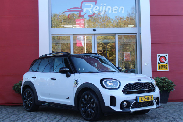 MINI Countryman 2.0 Cooper S E 220PK ALL4 CHILI | UNION JACK ACHTERLICHTEN | LEDEREN BEKLEDING | ELEKTRISCH BEDIENBARE VOORSTOELEN MET GEHEUGENFUNSCTIE OP DE BESTUURDERSSTOEL | STOEL/VOORRUIT VERWARMING | FULL LED KOPLAMPEN | DRAADLOZE APPLE CARPLAY/ANDROID AUTO | DRAADLOZE TELEFOONLADER | NAVIGATIE | EXTRA GETINTE ACHTERRUITEN | ZWART DAK | 18" LICHTMETALEN VELGEN BLACK 10 SPAAKS | ACHTERUITRIJ CAMERA | PARKEERSENSOREN VOOR EN ACHTER | CLIMATE CONTROL | KEYLESS ENTRY/START | HUD (HEAD UP DISPLAY) | ADAPTIVE CRUISE CONTROL | DAB+ RADIO | DONKERE HEMEL BEKLEDING |