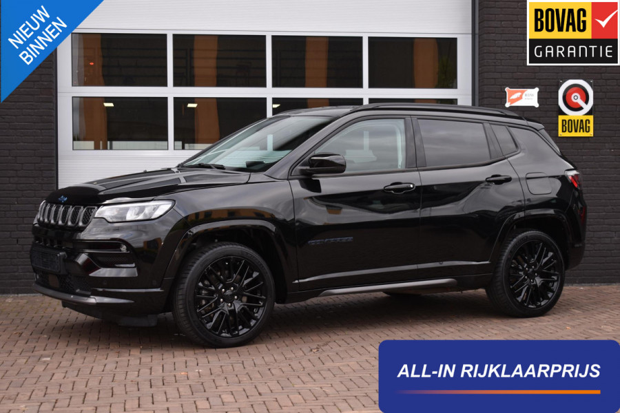 Jeep Compass 4xe 240PK Plug-in Hybrid Electric S Aut. | LED | Navi | Camera | Leder | Incl. garantie