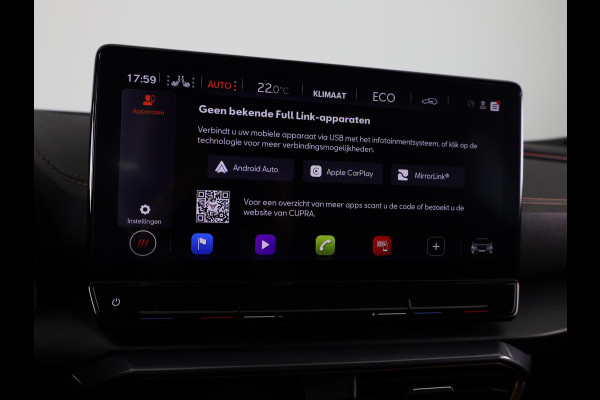 CUPRA Formentor 1.4 e-Hybrid VZ Performance 245 pk Automaat (DSG) | Navigatie | Parkeersensoren (Park assist) | Rondomzicht camera | Elektr. bestuurdersstoel met geheugen | Stoelverwarming |