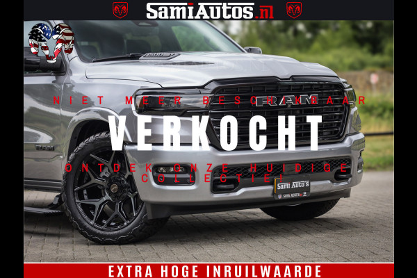 Dodge Ram 1500 Night Premium | Full Option | De Meest Luxe Pick-Up in zijn Klasse | Comfortabele Dubbele Cabine met Royale 5 Zitplaatsen | BPM vrij | Nu Leverbaar uit Voorraad | Voorraad Nr 2215 - 4984