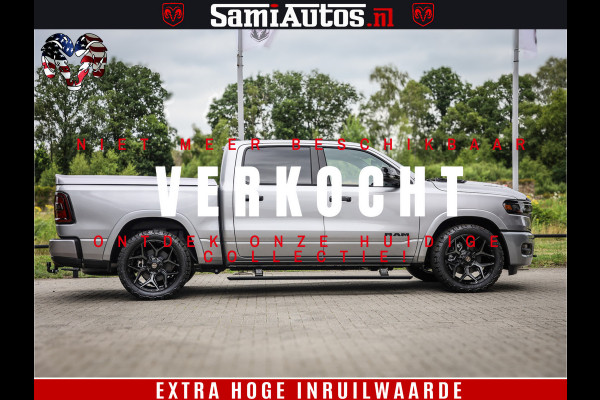 Dodge Ram 1500 Night Premium | Full Option | De Meest Luxe Pick-Up in zijn Klasse | Comfortabele Dubbele Cabine met Royale 5 Zitplaatsen | BPM vrij | Nu Leverbaar uit Voorraad | Voorraad Nr 2215 - 4984