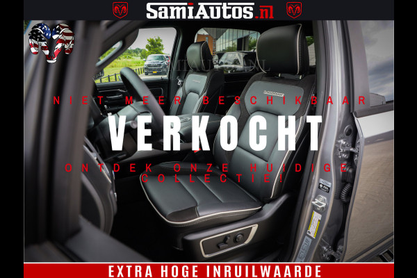 Dodge Ram 1500 Night Premium | Full Option | De Meest Luxe Pick-Up in zijn Klasse | Comfortabele Dubbele Cabine met Royale 5 Zitplaatsen | BPM vrij | Nu Leverbaar uit Voorraad | Voorraad Nr 2215 - 4984