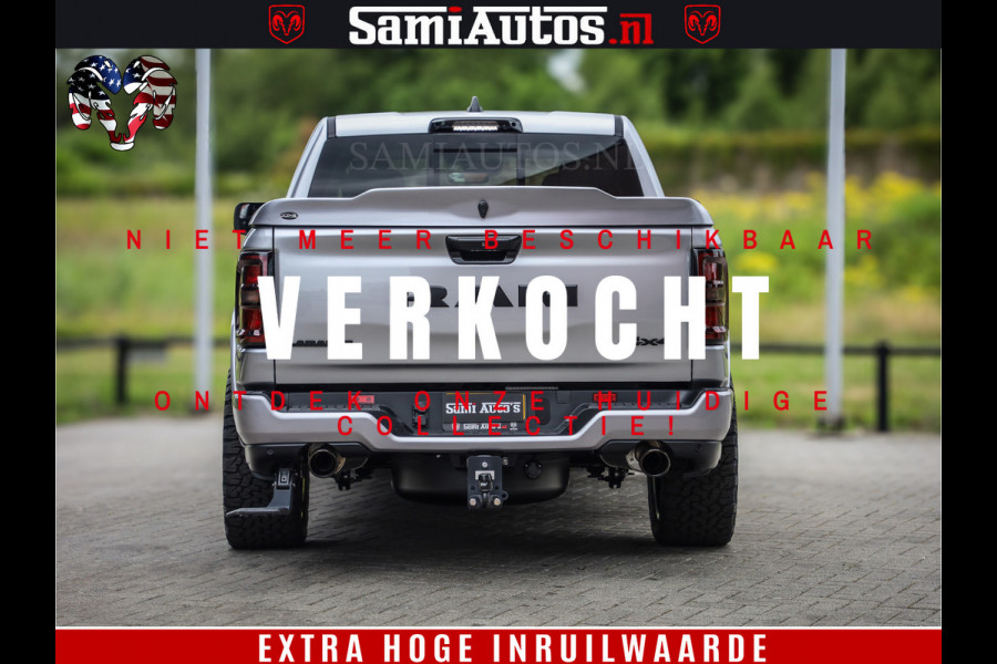 Dodge Ram 1500 Night Premium | Full Option | De Meest Luxe Pick-Up in zijn Klasse | Comfortabele Dubbele Cabine met Royale 5 Zitplaatsen | BPM vrij | Nu Leverbaar uit Voorraad | Voorraad Nr 2215 - 4984