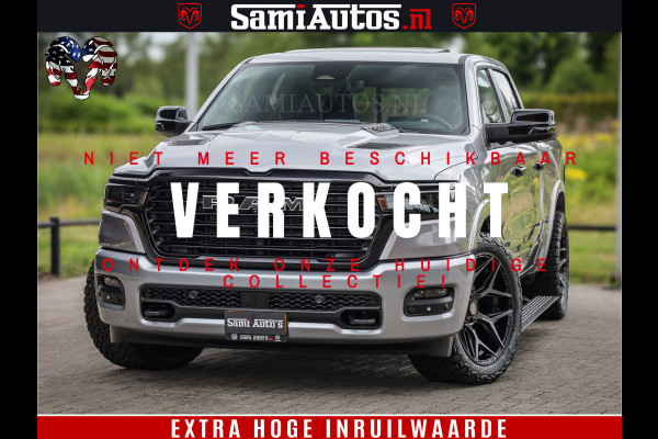 Dodge Ram 1500 Night Premium | Full Option | De Meest Luxe Pick-Up in zijn Klasse | Comfortabele Dubbele Cabine met Royale 5 Zitplaatsen | BPM vrij | Nu Leverbaar uit Voorraad | Voorraad Nr 2215 - 4984
