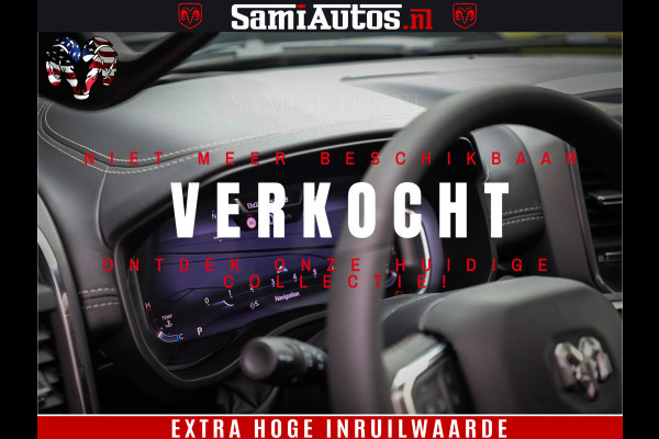 Dodge Ram 1500 Night Premium | Full Option | De Meest Luxe Pick-Up in zijn Klasse | Comfortabele Dubbele Cabine met Royale 5 Zitplaatsen | BPM vrij | Nu Leverbaar uit Voorraad | Voorraad Nr 2215 - 4984