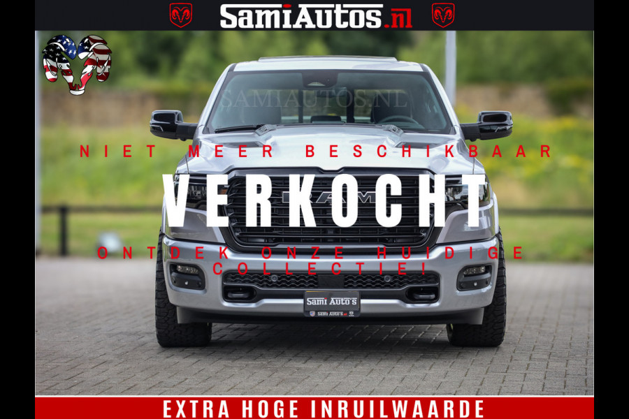 Dodge Ram 1500 Night Premium | Full Option | De Meest Luxe Pick-Up in zijn Klasse | Comfortabele Dubbele Cabine met Royale 5 Zitplaatsen | BPM vrij | Nu Leverbaar uit Voorraad | Voorraad Nr 2215 - 4984
