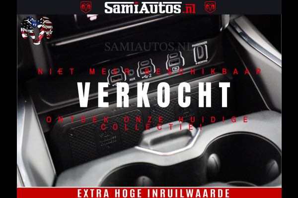 Dodge Ram 1500 Night Premium | Full Option | De Meest Luxe Pick-Up in zijn Klasse | Comfortabele Dubbele Cabine met Royale 5 Zitplaatsen | BPM vrij | Nu Leverbaar uit Voorraad | Voorraad Nr 2215 - 4984
