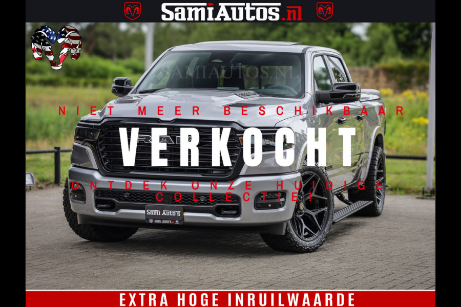 Dodge Ram 1500 Night Premium | Full Option | De Meest Luxe Pick-Up in zijn Klasse | Comfortabele Dubbele Cabine met Royale 5 Zitplaatsen | BPM vrij | Nu Leverbaar uit Voorraad | Voorraad Nr 2215 - 4984