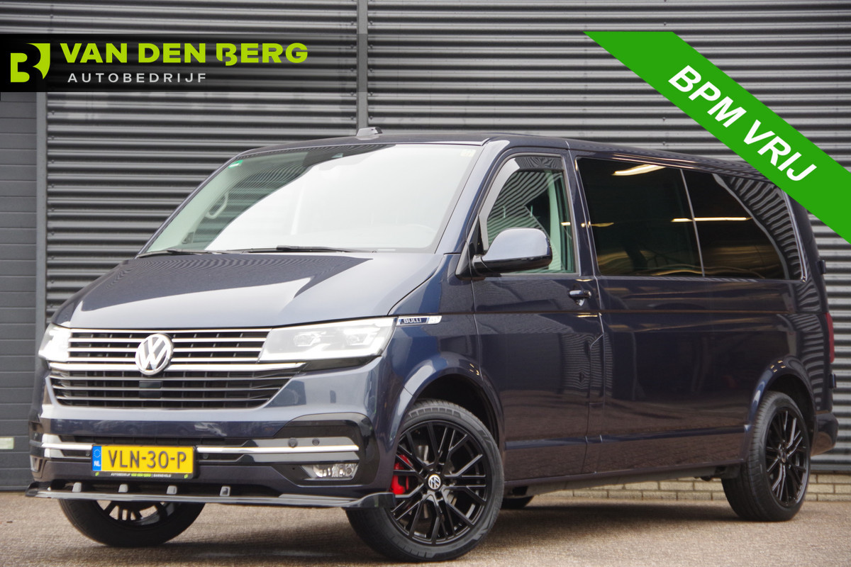 Volkswagen Transporter 2.0 TDI L2 BULLI DC-5P, AUT. LED, LEDER, TREKHAAK, STOELVERWARMING, ADAPT. CRUISE, DIGITAL COCKPIT, CAMERA, AIRCO, PARKEERSENSOR