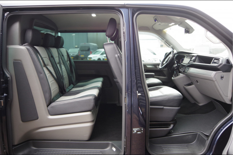 Volkswagen Transporter 2.0 TDI L2 BULLI DC-5P, AUT. LED, LEDER, TREKHAAK, STOELVERWARMING, ADAPT. CRUISE, DIGITAL COCKPIT, CAMERA, AIRCO, PARKEERSENSOR