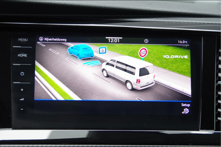 Volkswagen Transporter 2.0 TDI L2 BULLI DC-5P, AUT. LED, LEDER, TREKHAAK, STOELVERWARMING, ADAPT. CRUISE, DIGITAL COCKPIT, CAMERA, AIRCO, PARKEERSENSOR