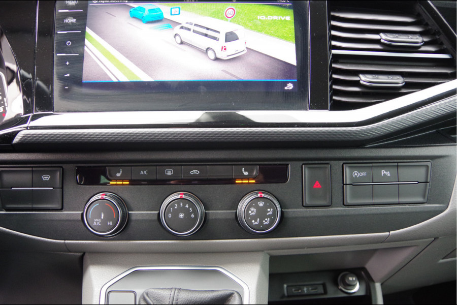 Volkswagen Transporter 2.0 TDI L2 BULLI DC-5P, AUT. LED, LEDER, TREKHAAK, STOELVERWARMING, ADAPT. CRUISE, DIGITAL COCKPIT, CAMERA, AIRCO, PARKEERSENSOR