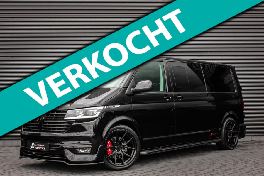 Volkswagen Transporter 2.0 TDI L2H1 199PK BULLI DC 4MOTION DUBBEL CABINE / KUIPSTOELEN / FULL OPTINS / LEDERENBEKLEDING/FULL BLACK