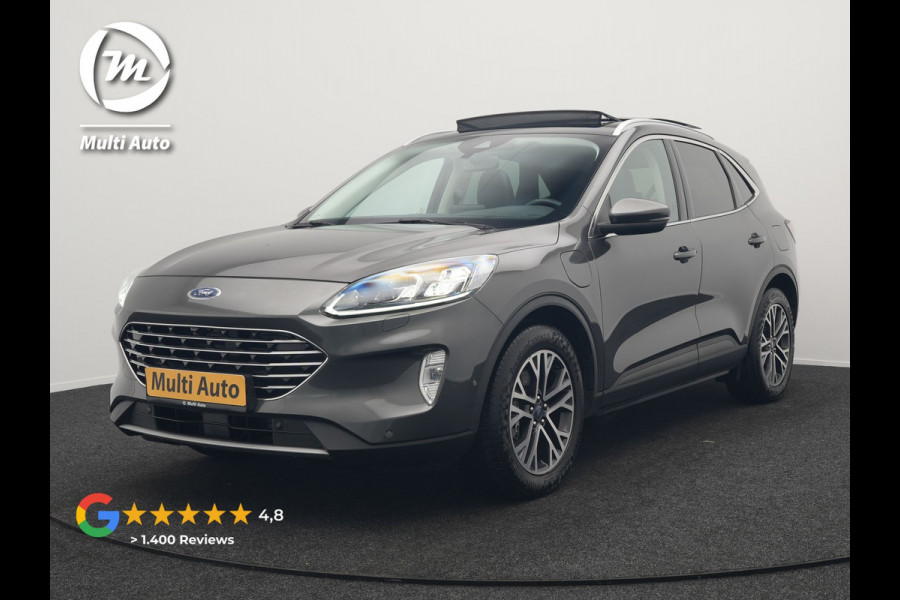 Ford Kuga 2.5 Titanium Plug In Hybrid 225pk Dealer O.H. PHEV | Panodak | Trekhaak Afneembaar | Adaptive Cruise | 360 Camera | Bang&Olufsen | Sportstoelen & Stuur Verwarmd | Keyless | Blis | Navigatie | DAB |