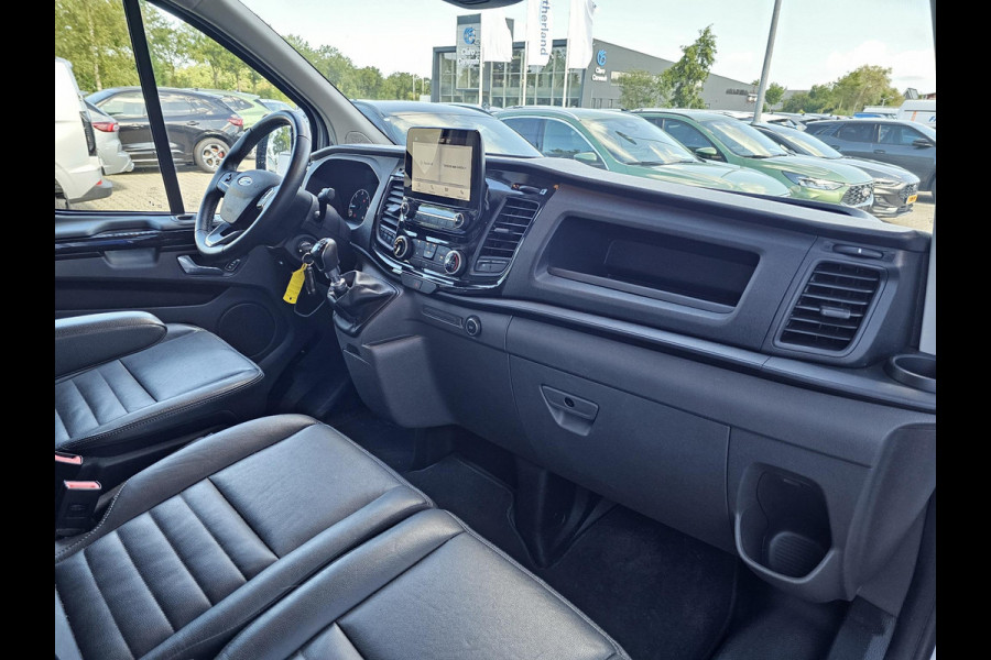 Ford Transit Custom 300 2.0 TDCI L2H1 Trail | Glasslook panelen | Raptor grille | Camera | Trekhaak | Leder | Voorruitverwarming | Airco | Cruise control etc.