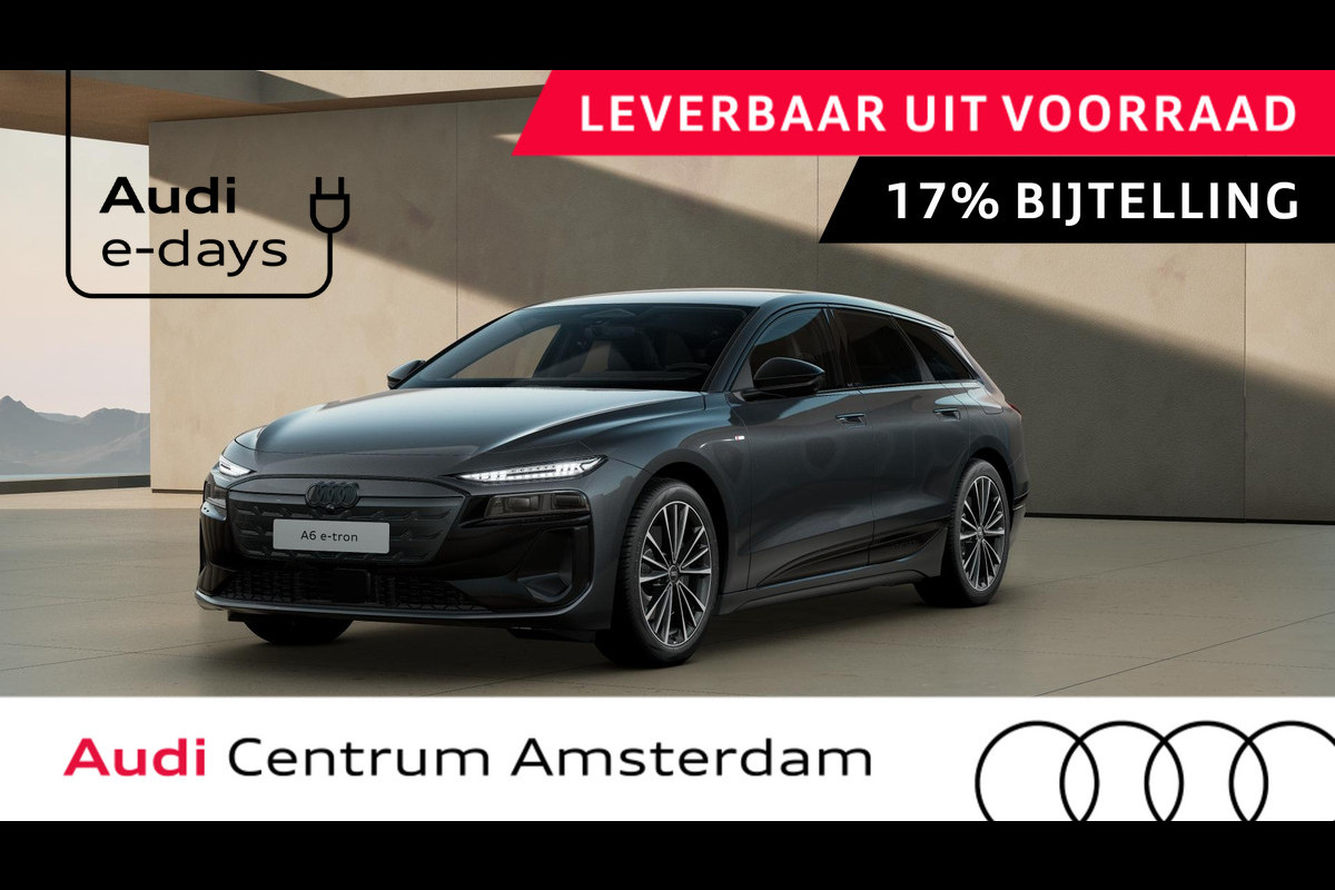 Audi A6 Avant e-tron Advanced edition 100kWh 367 PK Tech Plus pakket, privacy glass, winterpakket, leder interieur