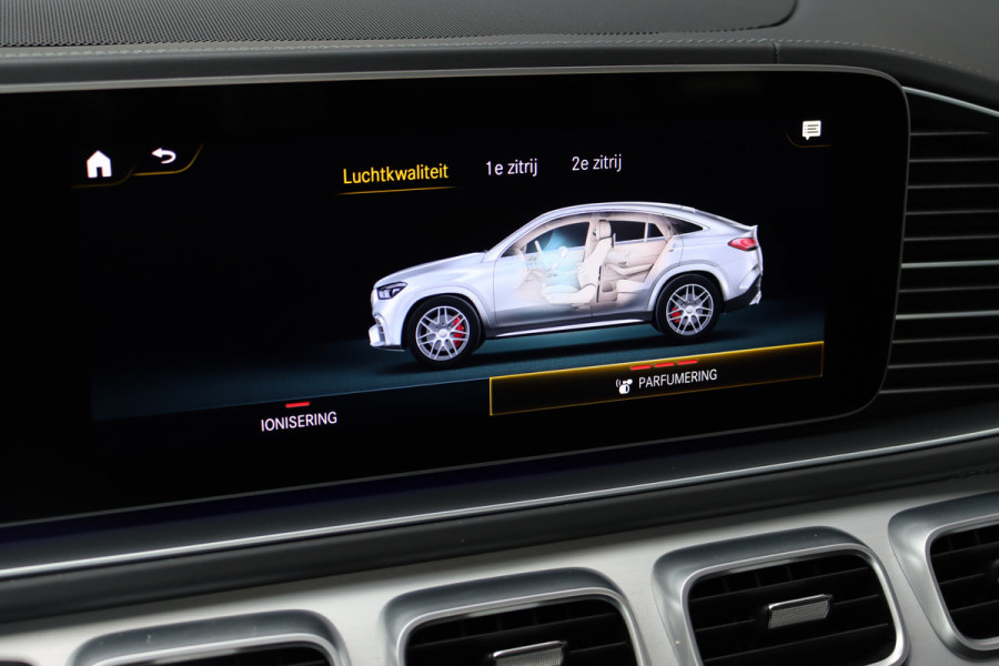 Mercedes-Benz GLE Coupé AMG 63 S 4MATIC+ Premium | Keramisch | Airmatic | Burmester | Distronic+ | Trekhaak | Leder Exclusief | Keyless Go | Parfumering | Surround Camera |