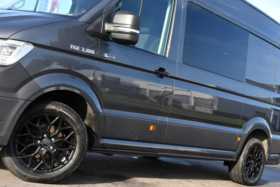 MAN TGE 35 2.0 L3H3 4x4 DC PB Edition Adaptieve Cruise, Camera, Carplay, 177pk. LED, Clima, Stoelverwarming, Trekhaak, Uniek!