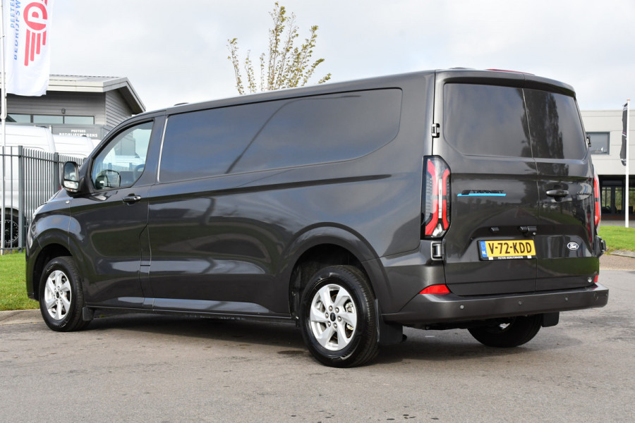 Ford E-Transit Cust. 340 L2H1 Limited 65 kWh DEMO, Virtual, Adaptieve Cruise, Camera, Carplay, Stoelverwarming, LED, 218pk, NAVI, Uniek!