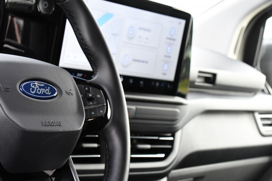 Ford E-Transit Cust. 340 L2H1 Limited 65 kWh DEMO, Virtual, Adaptieve Cruise, Camera, Carplay, Stoelverwarming, LED, 218pk, NAVI, Uniek!