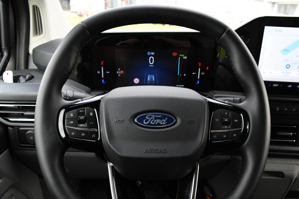 Ford E-Transit Cust. 340 L2H1 Limited 65 kWh DEMO, Virtual, Adaptieve Cruise, Camera, Carplay, Stoelverwarming, LED, 218pk, NAVI, Uniek!