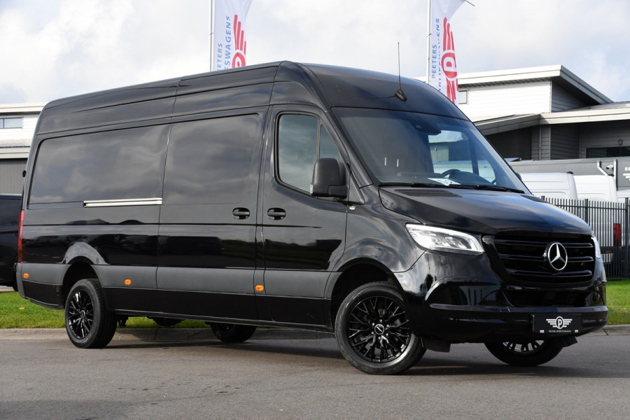 Mercedes-Benz Sprinter 317 1.9 CDI L3H2 RWD Black Edition Adaptieve Cruise, Camera, Carplay, 10,5'' Mbux, LED, Leder, Stoelverwarming, Dodehoek, NAVI, Uniek!